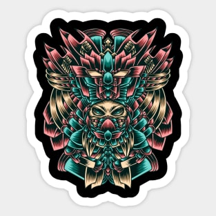 Artwork Illustration Humans With Mecha Abilities Sticker